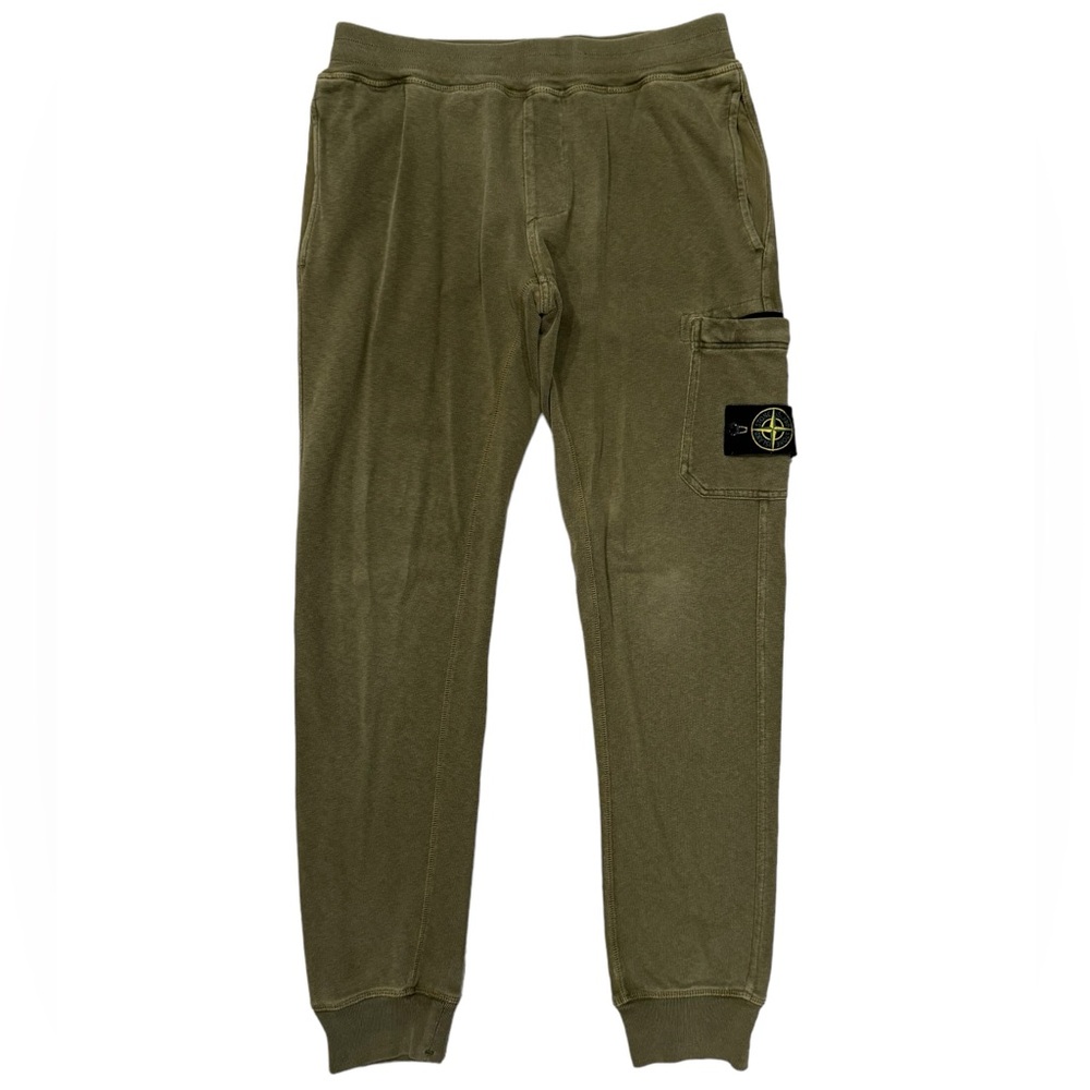 Stone Island Patch Logo Cargo Cotton Sweatpants Joggers